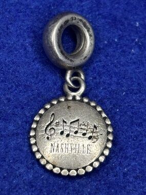 Pandora Nashville Music Note Silver Charm Pendant